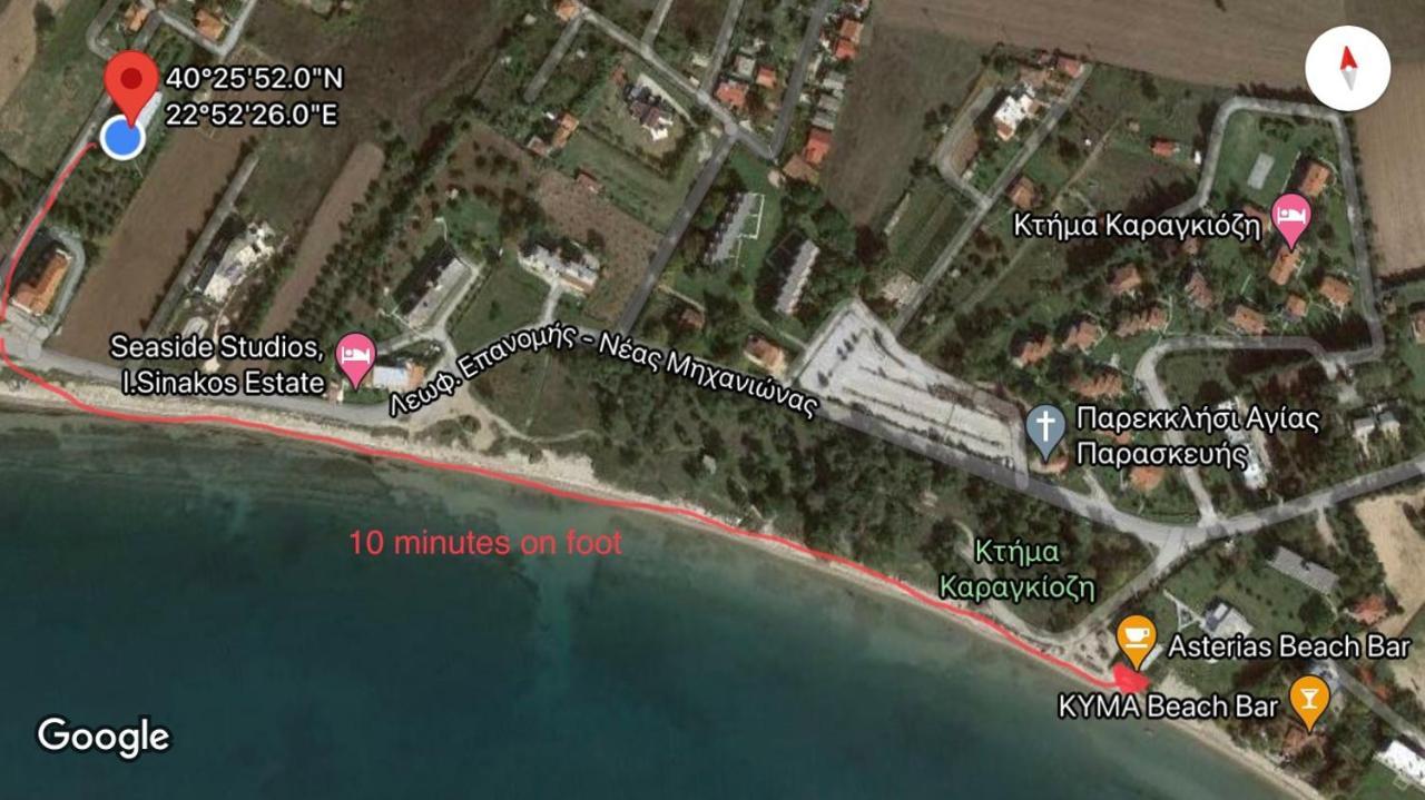 Lovely Apartment By The Sea 2 ….. Epanomí Kültér fotó